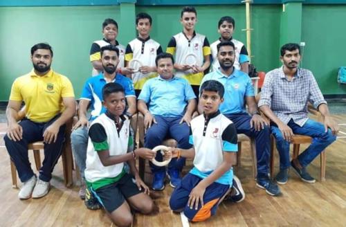 1 CHAMPIONSHIP at DISTRICT LEVEL (South Goa) in U-14 TENNICOIT TOURNAMENT organised by DSYA